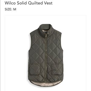 Market & Spruce Olive Green light vest